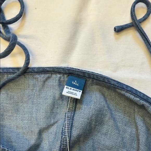 Old Navy Blue Denim 100% Cotton Dress - Picture 4 of 5